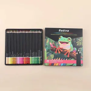 Premier Colored Pencils For Adults Coloring Book Artist Color Pencil Set (48-count) Handmade Canvas