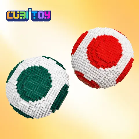 CubiToy Game Series Mushroom Bundle(12,014 PCS) 3D Micro Building Block Model