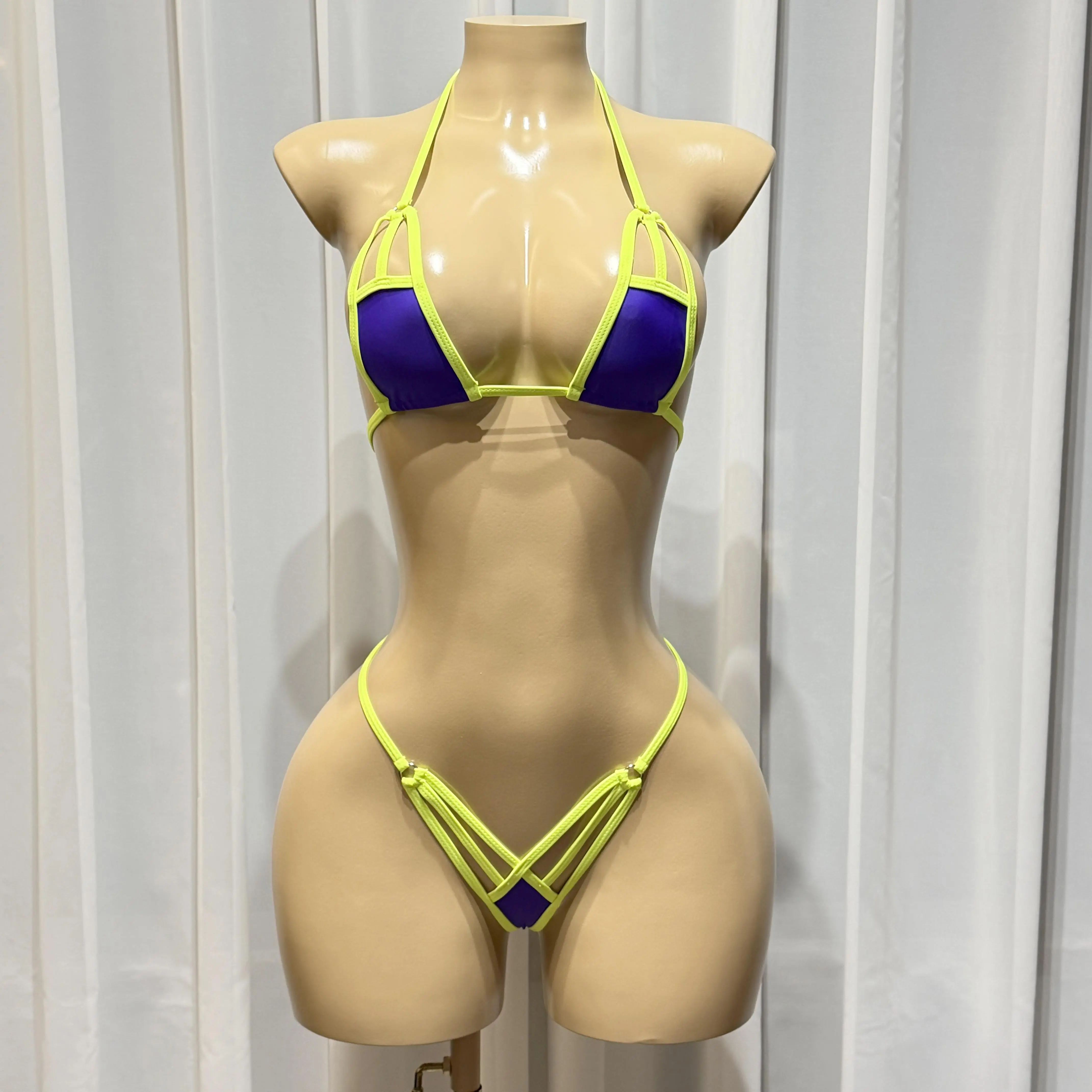 SHERRYLO Micro String Bikini Extreme Sexy G-String Thong Bikinis Sets for  Women Two Piece Mini Tanning Swimsuits Women's Bathing Suit Brazilian  Women's Swimsuits - TikTok Shop