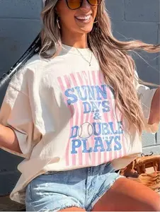 Sunny Days & Double Plays T-Shirt | (S-3XL)