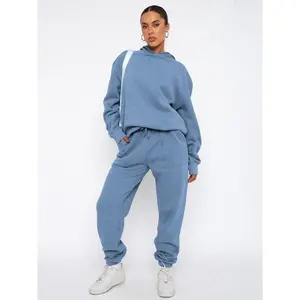 Women's Casual Sportswear Set, Comfortable Fashionable Activewear, Daily Wear, Trendy Women's Clothing Series, Fall & Winter, Sweatsuit With Pockets, Sweatsuit Matching Set