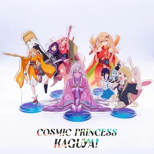 Anime Cosmic Princess Kaguya! Acrylic Stand Kaguya Main Characters Keychain Pendant Car Key Chain  Desk Decor Otaku Fans Gift