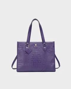 Statement City Bag in Purple