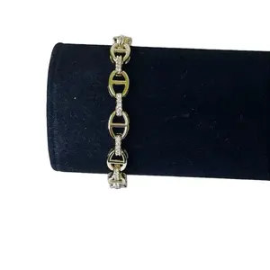 Pulsera para mujer con detalles en sirconias size 7–7.5