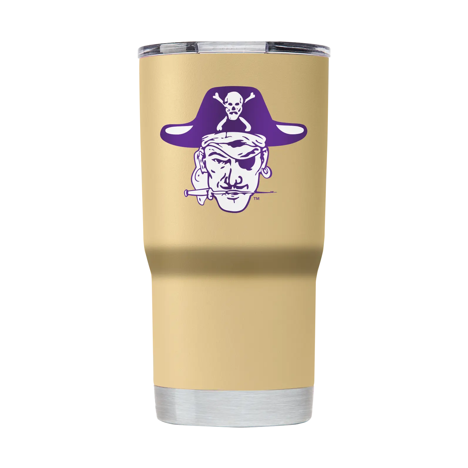 East Carolina "College Vault" 20oz Gold Tumbler