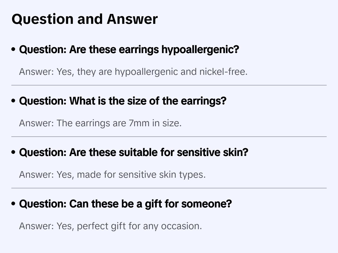 Sapphire Stud Earrings in Sterling Silver