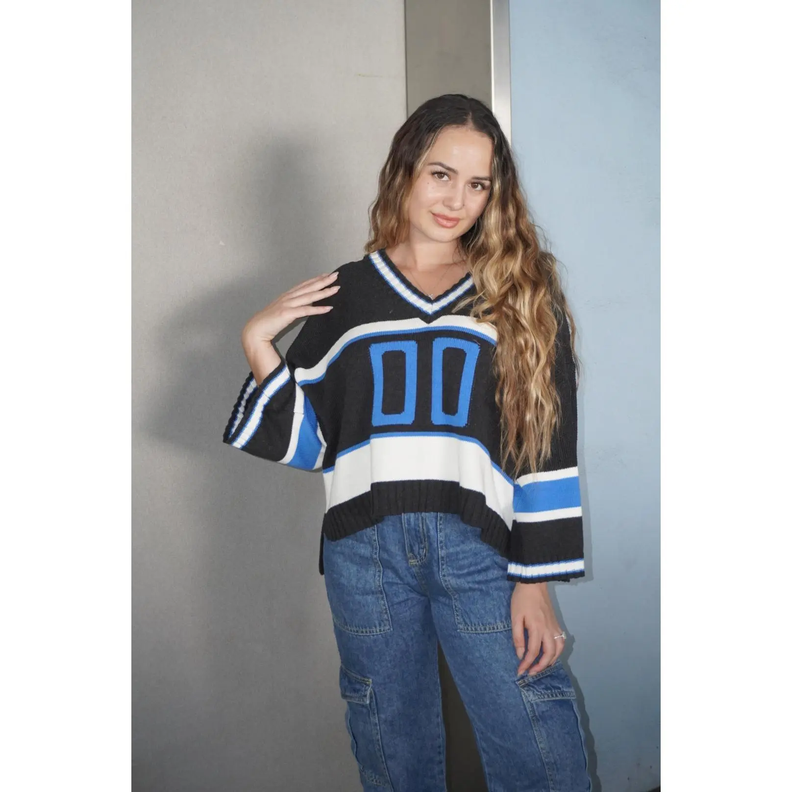 00 Knit Jersey- Blue