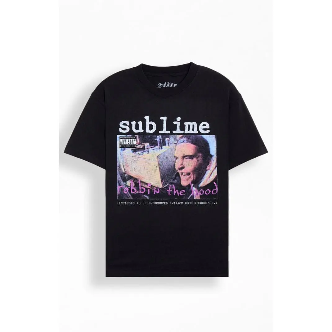 PacSun Men's Sublime Robbin' The Hood T-Shirt - Multicolor
