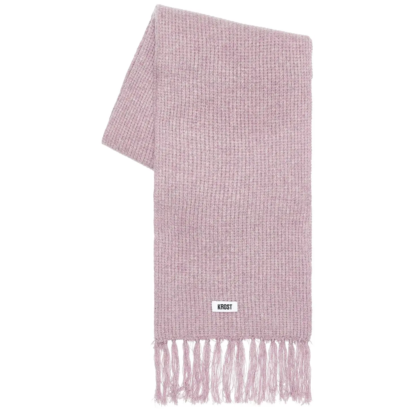 KROST Wool Speckle Scarf in Mauve