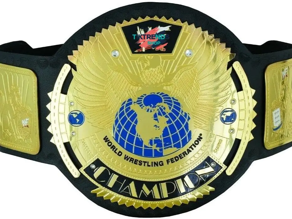 Big Eagle Adult Attitude Era Championship Title Belt Replica - 2mm Leather Straps  - Fan Gift