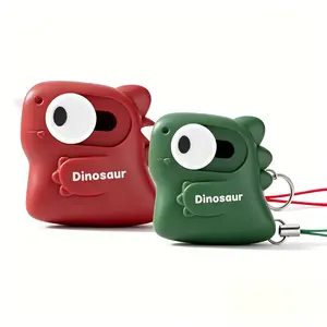 2 Pack Cute Dinosaur Magnetic Box Cutter, Retractable Mini Ceramic Utility Knife, Safe Portable Box Opener with Lanyard for Home Office, 2026 New Easy Cutting Tool,Safe for Kids