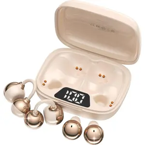 2-in-1  Earbuds Set, Open-Ear Clip & Mini Sleep Headphones, 36H , Bass Sound, Ultra Comfortable, IPX5 , Stylish for Work//Sleep