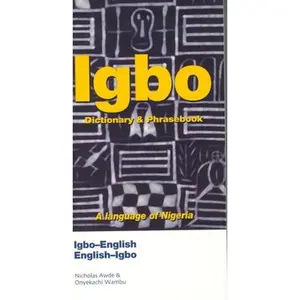 USED Book - Igbo-English/English-Igbo Dictionary & Phrasebook by Awde, Nicholas (Paperback) - english
