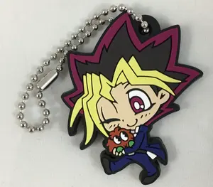 YU-GI-OH! YUGI MOTO DEFORMED RUBBER KEYCHAIN