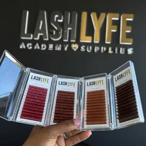 LashLyfe Colored Lashes Extensions - Variety of Colors for Enhanced Look