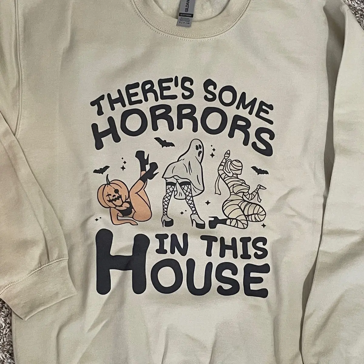 Horrors In House sweatshirt, unisex, crewneck Menswear Soft Pullover Casual