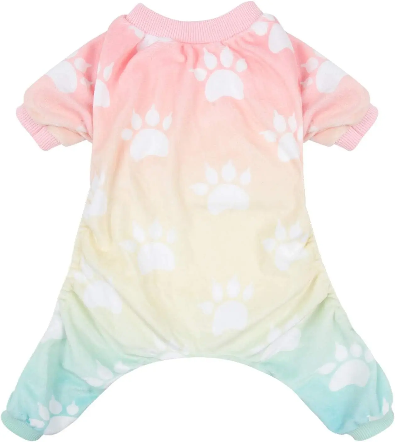 Small Dogs Outfit Soft Puppy Onesies Pjs Dog Pajamas Pet Coat Cat Apparel Comfy Doggie Jumpsuit Bodysuit for All Seasons P09L