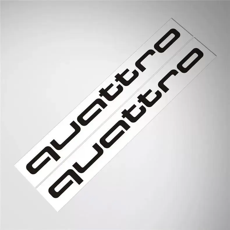 2pcs Car Body Reflective Stickers Decorative Stickers For Audi Quattro A1 A3 A4 A5 A6 A7 A8 Q2 Q3 Q5 Q7 S2 S3 S4 TT