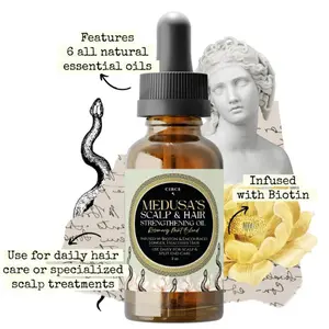Medusa Hair Care Strengthening & Shine Boosting serum Lavender Rosemary Infused with Biotin for Daily Haircare