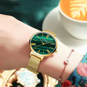 Roman Numeral Ultra-Thin Mesh Strap Watch