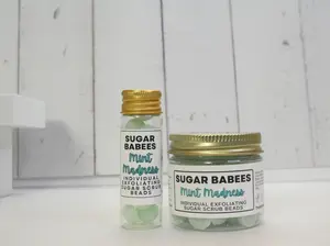 Mint Madness Exfoliating Sugar Scrub-handmade, all-natural exfoliating scrub beads