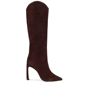 Schutz Maryana Sculpt Boot in Dark Chocolate