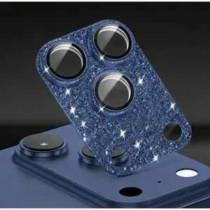 iPhone 17 Pro Max Glitter Lens Protector 2PC Set | 9H Hard Tempered Glass, Scratch-Proof, Luxe Style