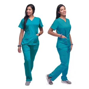 Women's Breakthrough Plus Scrub Set by Adar XXS-3XL / Teal Blue