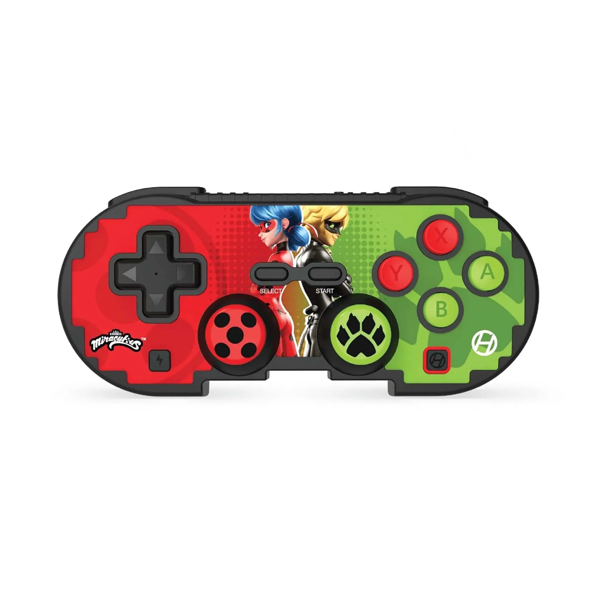 Hyperkin Pixel Art Controller for Switch/PC/Steam/Tesla & More, with 30ft Bluetooth, 20+ Hr Rechargeable Battery, Turbo