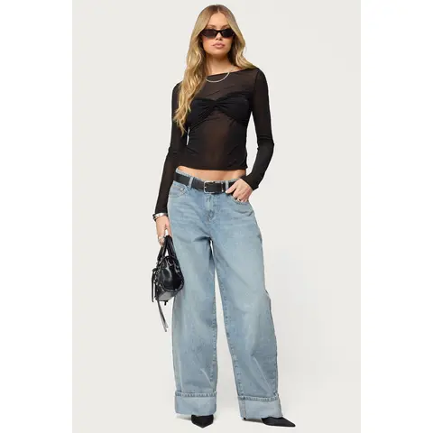 Kella Low Rise Baggy Jeans
