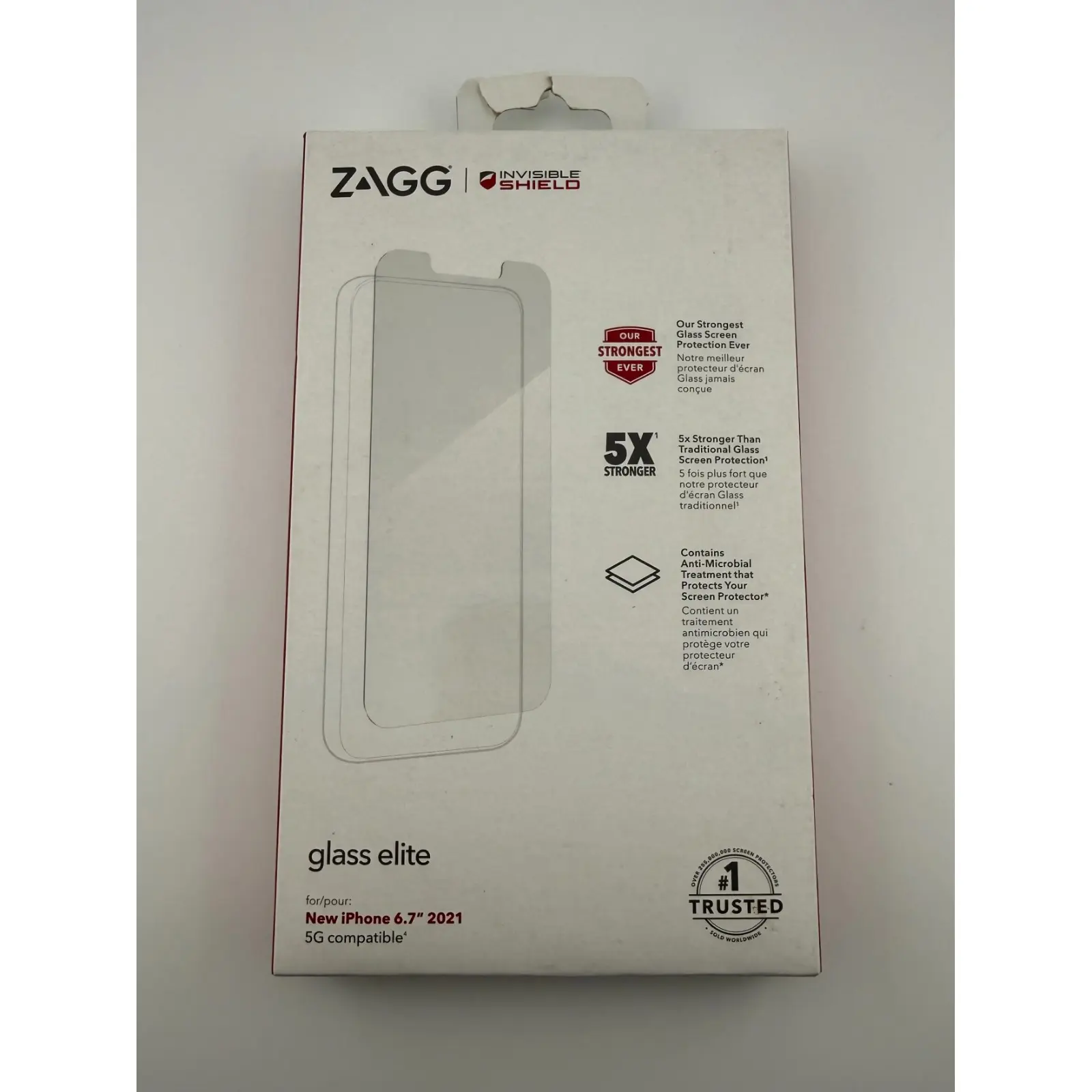 NEW ZAGG InvisibleShield 6.7" Glass Elite Screen Protector iPhone 13 Pro Max