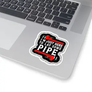 Funny Plumber Kiss-Cut Stickers