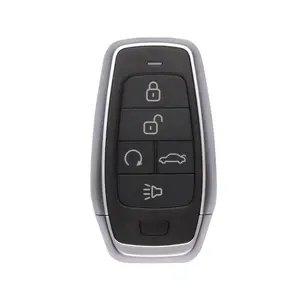 Autel MaxiIM IKEY IKEYAT5TPR 5-Button Universal Smart Key Fob Replacement Shell - Car Key Accessory with Remote Start, Trunk Control Functions