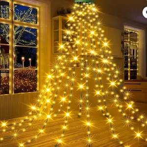 Christmas Tree Lights, 400 LED Christmas Lights with 8 Modes & Memory Function Timer for Xmas Tree Indoor Outdoor Decoration (Warm White), Hassle Free, Easy Setup