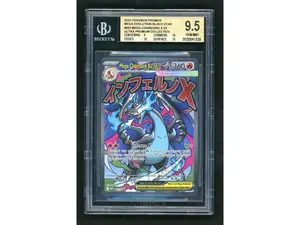 2025 Pokemon Black Star Promo Ultra Premium Collection Mega Charizard X Ex #023 BGS 9.5