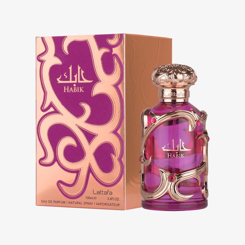 (2pc Bundle Pack) Angham + Habik Women by Lattafa EDP Spray, 3.4oz