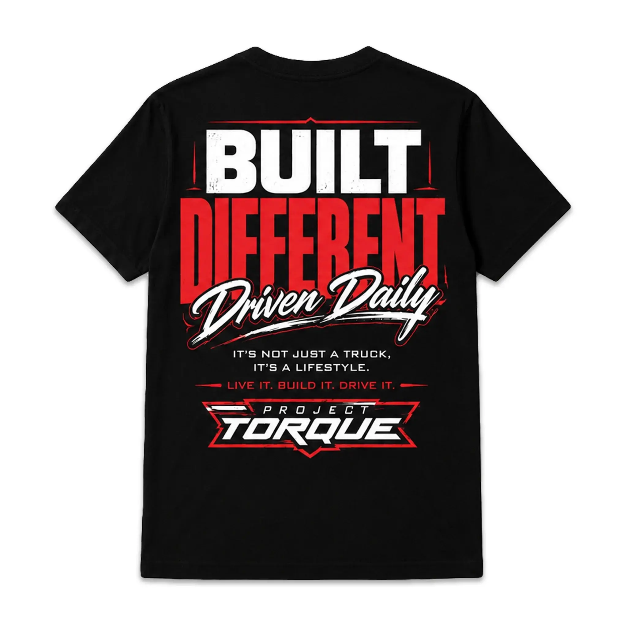 PROJECT TORQUE BUILT DIFFERENT T-SHIRTs car shirts truck shirts truck shirts men car shirts for men Cotton Menswear Classic Topno Love Streetwear