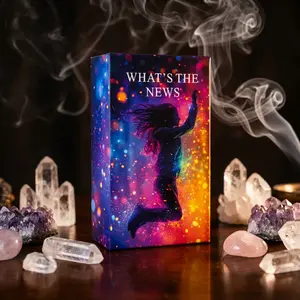 What's The News? Oracle- 60 Card Deck with Keywords, Great for career, family, and karmic readings, psychic reading tool