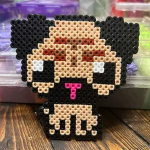Perler Beads for Pug Puppy - DIY Jewelry and Accessories