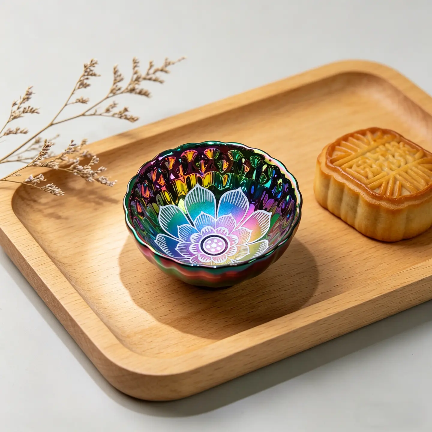 Rainbow Lotus Ceramic Kungfu Tea Cup Luxury Tenmoku Jianzhan Master Cup Zen Gift TikTokMadeMeBuyIt
