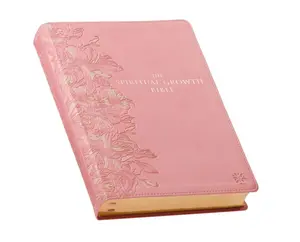 The Spiritual Growth Bible, Study Bible, NLT - New Living Translation Holy Bible, Faux Leather, Pink (NLT Spiritual Growth Editions) Imitation Leather – January 1, 2022