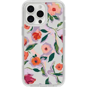 OtterBox iPhone 15 Pro Max Case Symmetry Series Clear for MagSafe Confetti of Blossoms