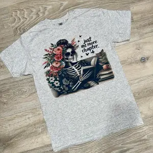 Just One More Chapter Skeleton Shirt