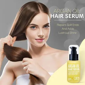Cab's Argan Oil Hair Serum for Nourishing and Repair, Add Shine to Damaged Hair, Paraben Free, Sulfate Free 1.69 fl oz Silky Haircare