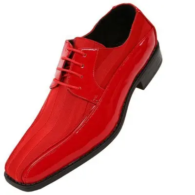 open lace back dress Mens Navy & Orange Leather Wingtip Dress Shoes