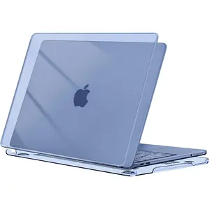 Protective Case for Macbook Neo 13 Inch A3404, Ultra-Thin High Transparency Snap-On Hard Shell, Blue Color, Compatible with A18 Pro Chip