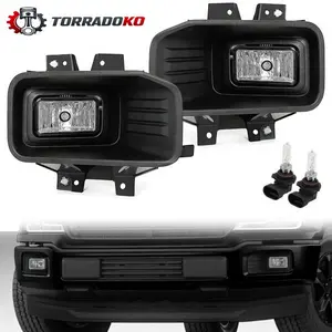 Halogen Fog Lights Driving Lamps Left & Right W/Bulbs For Ford F150 2018-2020