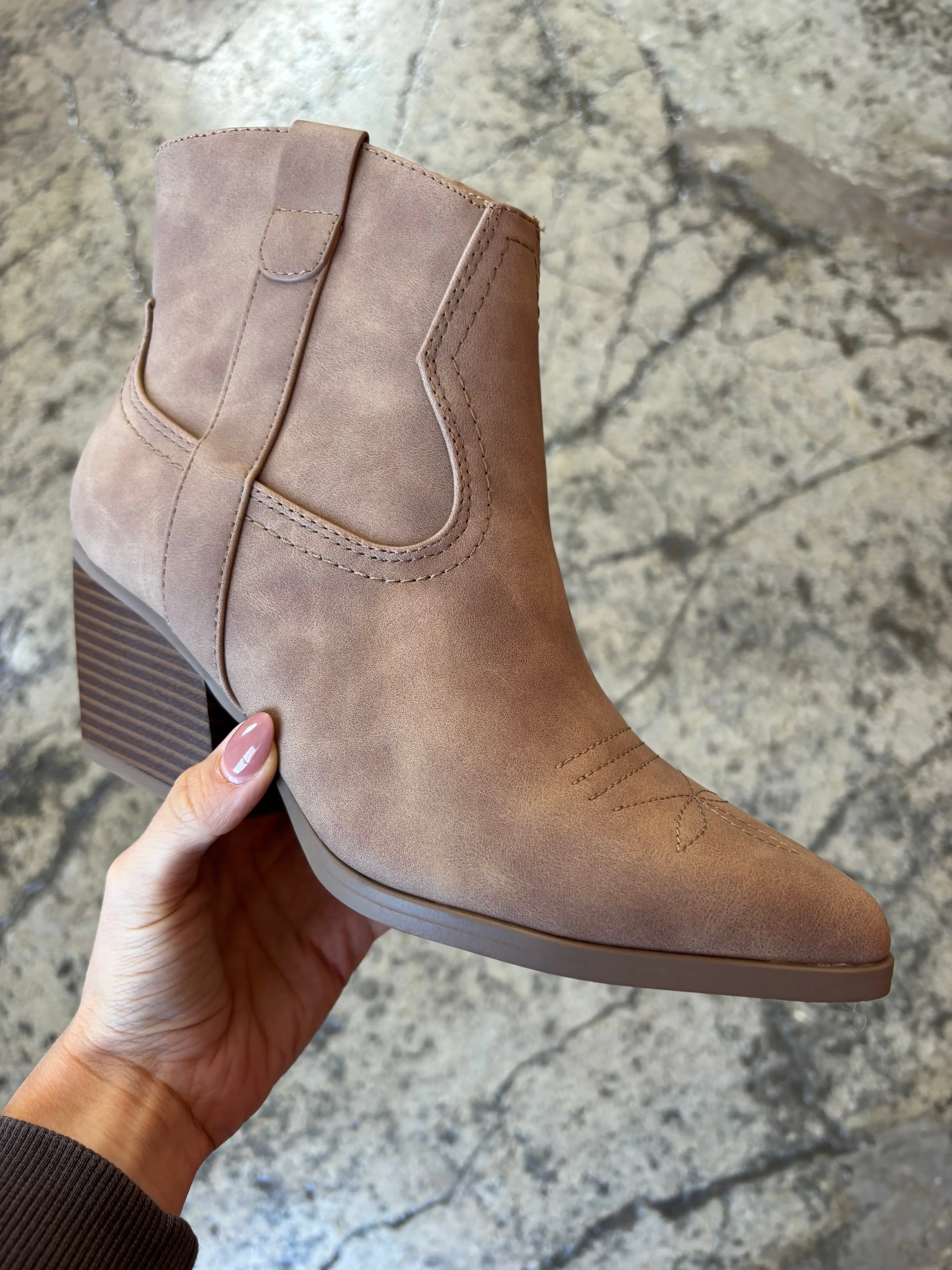 Jolene Embroidered Pointed Heeled Ankle Booties Jolene Embroidered Pointed Heeled Ankle Booties
