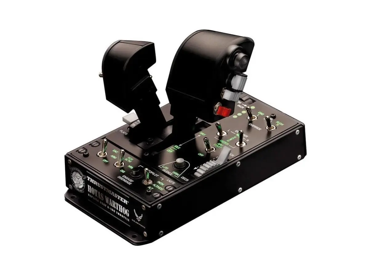 360 Stand Thrustmaster 2960739 Hotas Warthog Joystick - Black PC 