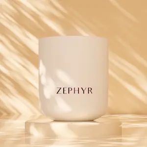 Zephyr Lavender Ink Scented Candle - Hand-Poured, Refreshing Breeze, Fruity Aroma, Relaxation - Ornaments Decor Freshener Decoration Perfume Fragrance